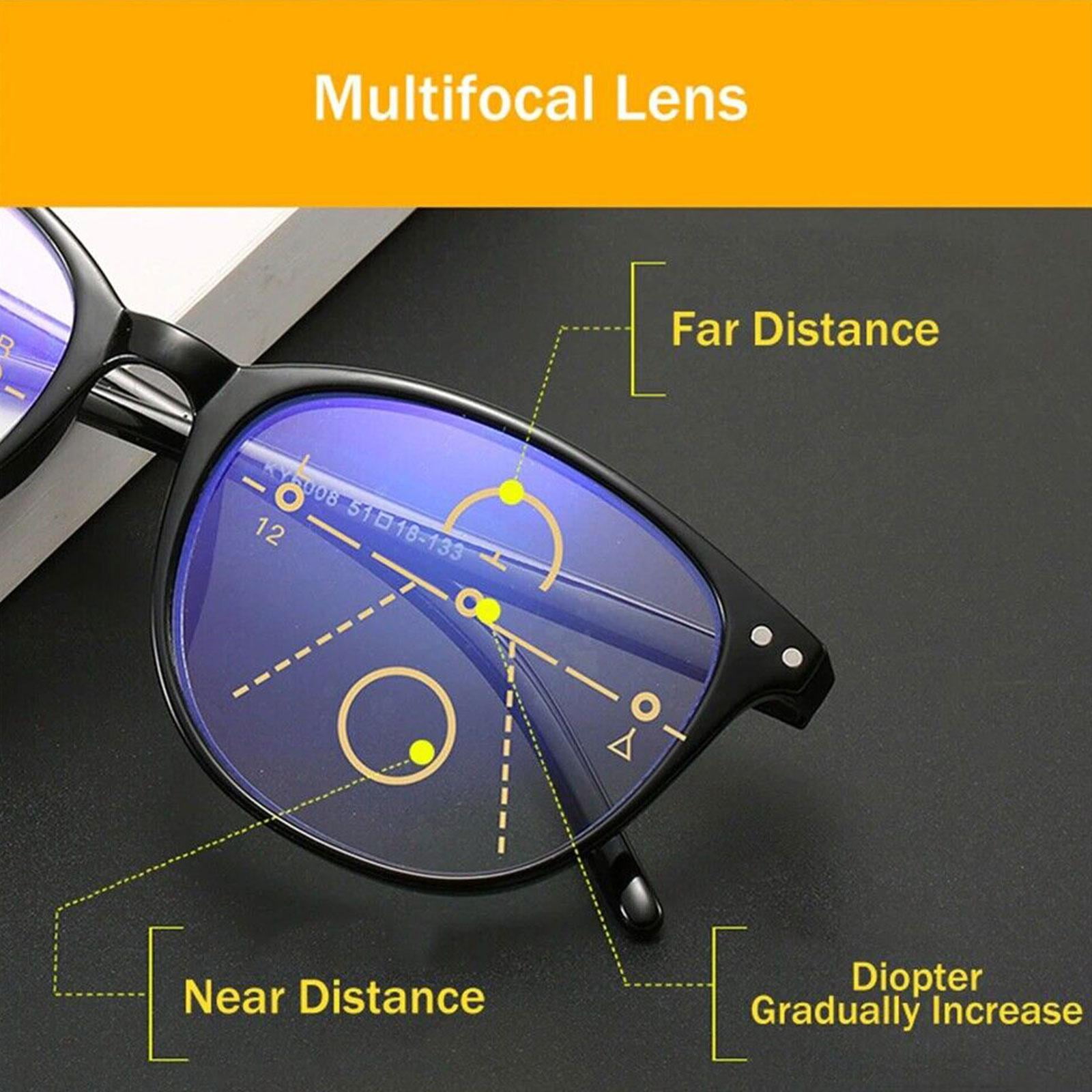Anti Blue Transition Reading Glasses Multifocal Progressive Photochromic G4Q4 Walmart