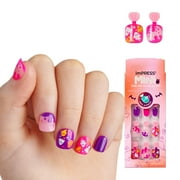KISS imPRESS Mini Halloween Press On Nails for Kids, ‘Who's Watchin’, 20 Fake Nails