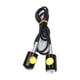 thumbnail image 1 of Luz de matrícula de 2 uds, lámpara de perno de tornillo de etiqueta de matrícula, bombilla LED blanca de 12V, resistente al agua/a la lluvia, soporte de luz de aluminio negro, 1 of 5