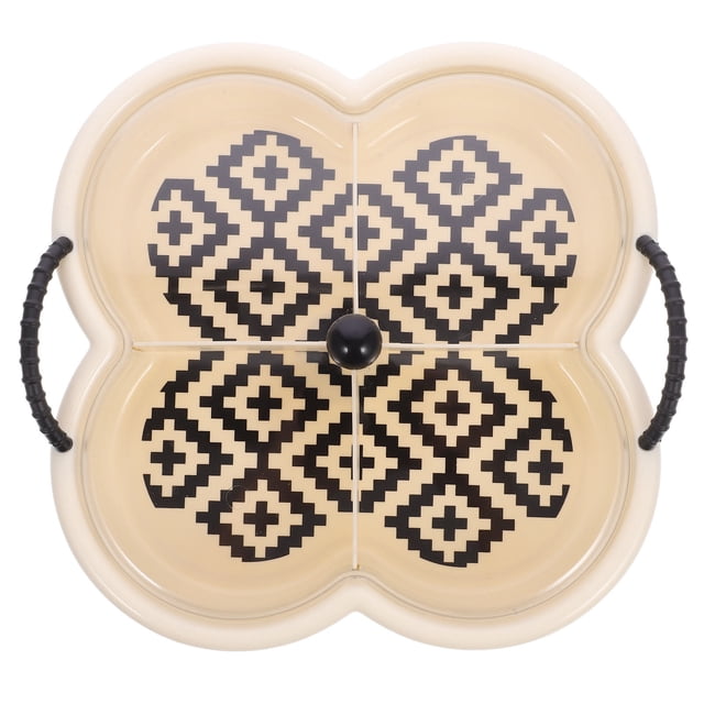 BESTYASH Para Y Aperitivos Con Divisiones Resistente Y Beige Decorativo