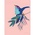 thumbnail image 2 of Escalante, Omar 25x32 White Modern Wood Framed Museum Art Print Titled - Exotic Birds IV, 2 of 4