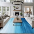 thumbnail image 3 of Summer Ocean Large Area Rugs 8x10 ft Abstract Blue Water Coastal Washable Rug Non Slip Indoor Carpet Absorbent Floor Mat for Living Room Bedroom Dining Room, 3 of 9