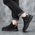 thumbnail image 2 of Men's Sneaker Boot Leather Upper Mid-Top Fashion Design Walking Ankle Boots Shoe for Men Botas Casuales Para Hombres, 2 of 5