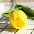thumbnail image 5 of VINOIC Artificial Flowers Bulk Clearance! Fake Flowers in Vase Mini Tulip Artificial Flowers, Realistic Fake Tulips for Vase Wedding And Home Decor (8 Colors) Yellow, 5 of 5