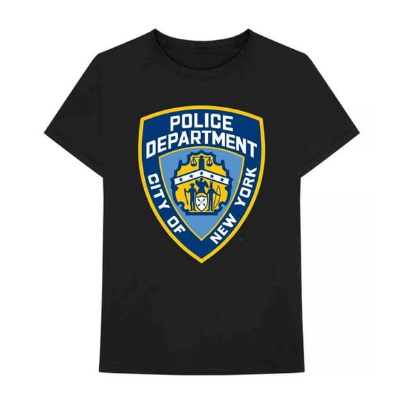 NYC  Adult Police Department Badge Cotton T-Shirt