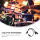 thumbnail image 3 of WASHWEPE Cable Audio Negro Din 5 Pines Divisor Para Teclados Midi Y Sintetizadores Duradero, 3 of 8