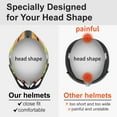 thumbnail image 4 of Helmet Lightweight for Adult Men Women with Pads&Visor with Adjustable Dial System Road&Mountain Bike Riding, 4 of 7