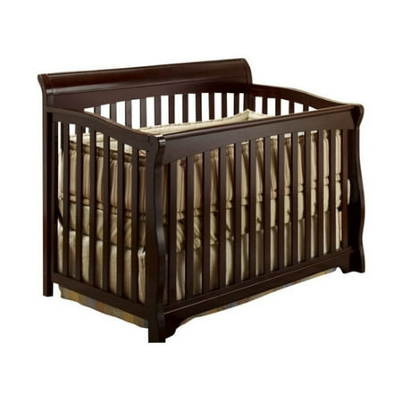 Sorelle Florence 4 In 1 Crib With Mini Rail In Espresso Walmart