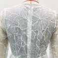 thumbnail image 6 of BAETEUY Women Evening Dress - Deep V Neck Lace Floral Embroideried Maxi Dress, 6 of 7