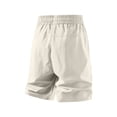 thumbnail image 6 of Cargo Shorts for Men Summer Casual Elastic Waist Loose Fit Breathable Knee Length Work Shorts with Pockets, 6 of 6