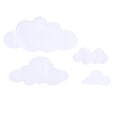 thumbnail image 4 of IFANLANDOR 31Pc White Vinyl Cloud Wall Art Stickers Easy Apply Remove Reposition Wall Decals, 4 of 7