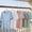 White Size C8, variant on Foldable Travel Clothes Hangers, Wenini Space Saving Portable Hanger for Suitcase Backpack, Lightweight Plastic Hanger for Travel Hotel Camping Home with Grip Texture, White