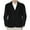 Black, variant on Men's Cardigan Sweater Shawl Collar Button Down Knit Blazer Jacket Knitwear White 8(L)