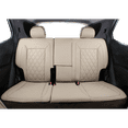 thumbnail image 3 of EKR Custom Fit Chevrolet Equinox Car Seat Covers for Chevy Equinox Premier,LS,LT,L,RS 2018 2019 2020 2021 2022 2023 2024-Breathable Leather Auto Seat Covers(Full Set,Beige), 3 of 7