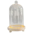 thumbnail image 1 of Clear Glass Cloche Dome Transparent Dome Cloche Micro Landscape Holder Container ball, 1 of 9