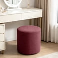 thumbnail image 6 of Round Stretch Stool Covers - Footstool Protector Covers Storage Stool - Soft Fabric Waterproof For Vanity Bedroom Living Room And Home Daily Use, 6 of 6