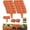 Red, variant on Imitation Stone Garden Fence, Stone-Look Lawn Edging Border for Flower Beds, Plastic Garden Retaining Edging Fence, Flexible Interlocking Landscape Edging, No Dig Decorative Lawn Border(Black,10pcs)