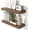 Walnut, variant on 24 Inch Floating Shelves for Wall Walnut Shelves Set of 2,Wall Mounted Rustic Wood 8 Inch Deep Floating Shelf with Invisible Brackets for Bedroom Kitchen Living Room