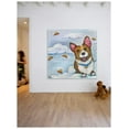 thumbnail image 5 of Marmont Hill "Corgi in Space" by Tori Campisi Painting Print on Canvas, 5 of 7