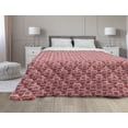 thumbnail image 1 of East Down Alternative Comforter, Art Print of Wildlife Tigers in Abstract Colors Dangerous Jungle Creatures, Microfiber Quilt for All Season, 5 Sizes, Sea Blue and Rose, by Ambesonne, 1 of 3