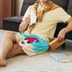 thumbnail image 5 of Balery Hello Summer Gnome 1 Pantalones cortos de pijama de punto de algodón para hombre con cinturilla y bolsillos-Medium, 5 of 6