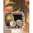 thumbnail image 2 of Unknown 15x18 Black Ornate Wood Framed with Double Matting Museum Art Print Titled - Coconut Tree, 2 of 4