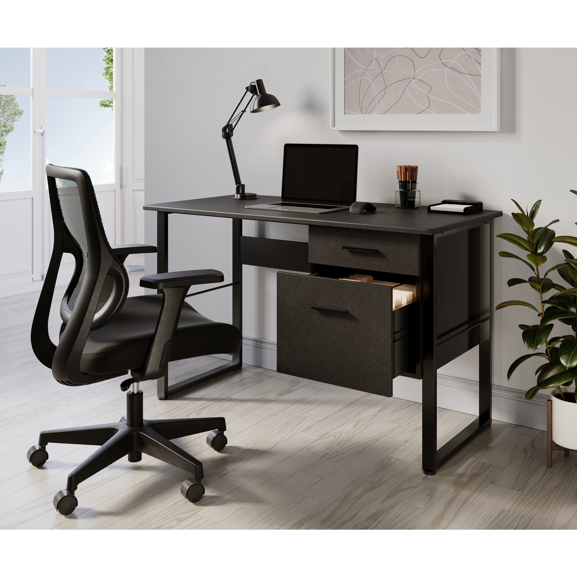 High Back Mesh Chair Realspace MFTC 200 Multifunction Ergonomic