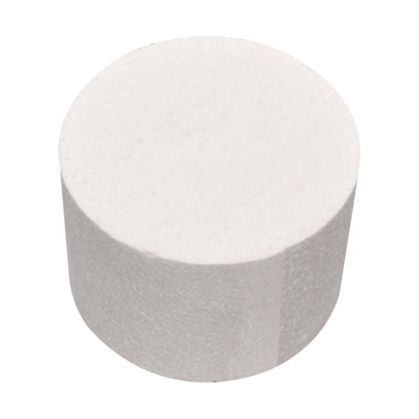 Dengjunhu 4"+6"+8" 3Pcs Cake Foam Dummies for Wedding Supplies, Baby Shower, Birthday, White Foam Rounds