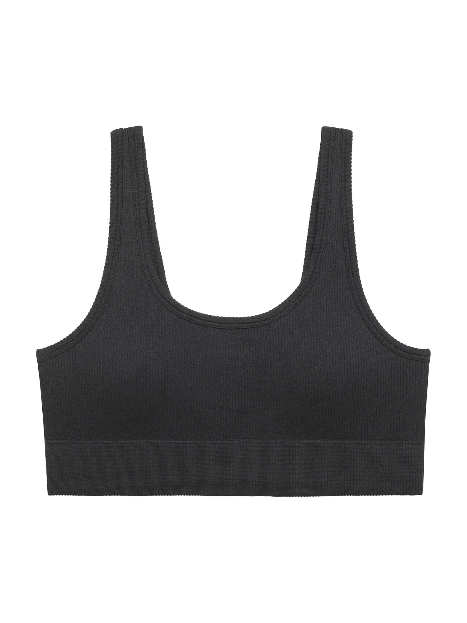 No Boundaries Women's Double Scoop Seamless Bra, Sizes XS-XXXL