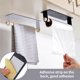 thumbnail image 3 of Worallymy Toallero Montado en la Pared Soporte de Trapo Cocina Baño Hierro Metal Madera Toalla Estante de Almacenamiento Blanco Worallymy JD735815490, 3 of 7