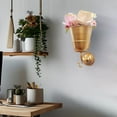 thumbnail image 5 of Blueek Industrial Style Hook Flower Pot Holders - Multifunctional Wall Hanging for Home Decor, Storage and Balcony Planters,Gold, 5 of 7
