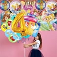 thumbnail image 5 of Princess Balloons Party Supplies 4th Big Number Decorations Decor Kit Birthday, 5 of 5