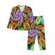 thumbnail image 1 of Balery Hippie Style Conjunto de Pijama con Estampado para Mujer, Conjunto de Dos Piezas con Manga Larga, Ropa de Dormir Suave con Bolsillos, Pijamas Cómodos-Medium, 1 of 7