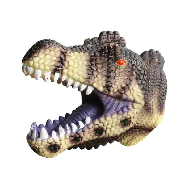 Marioneta de mano de dinosaurio Hugo Espinosaurio Verde