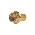 thumbnail image 3 of Wanyifa Titanium Flange Hex Head Bolt M10 20 25 30 35 40 45 50 55 60 65 70 75 80 85 90mm Screws,M10x30mm Pitch 1.25mm,Gold,4 Pcs, 3 of 6