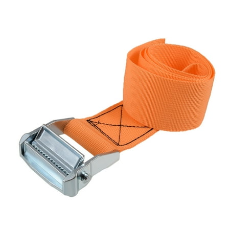 

Uxcell 0.8M x 5cm Lashing Strap with Cam Lock Buckle 500KG Work Load Orange
