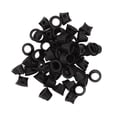 thumbnail image 1 of 50 piezas de cubierta de silicona para cartucho de tatuaje con borde de dedo, protección contra golpes, bucle de agarre para borde de dedo, 1 of 10