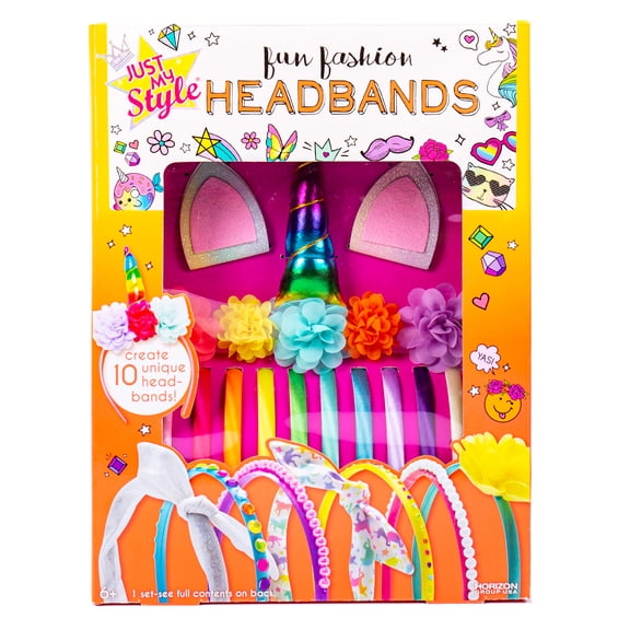 Just My Style® Make Your Own Fun Fashion Headbands, Create 10 Headbands