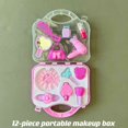 thumbnail image 4 of Makeup Toy 12pcs Set Toolbox Character Dress Up Makeup Interactive Game Gift, 4 of 5