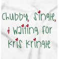 thumbnail image 7 of Chubby Single Waiting on Kris Kringle Bodysuit Jumper Girls Infant Baby Brisco Brands 18M, 7 of 7