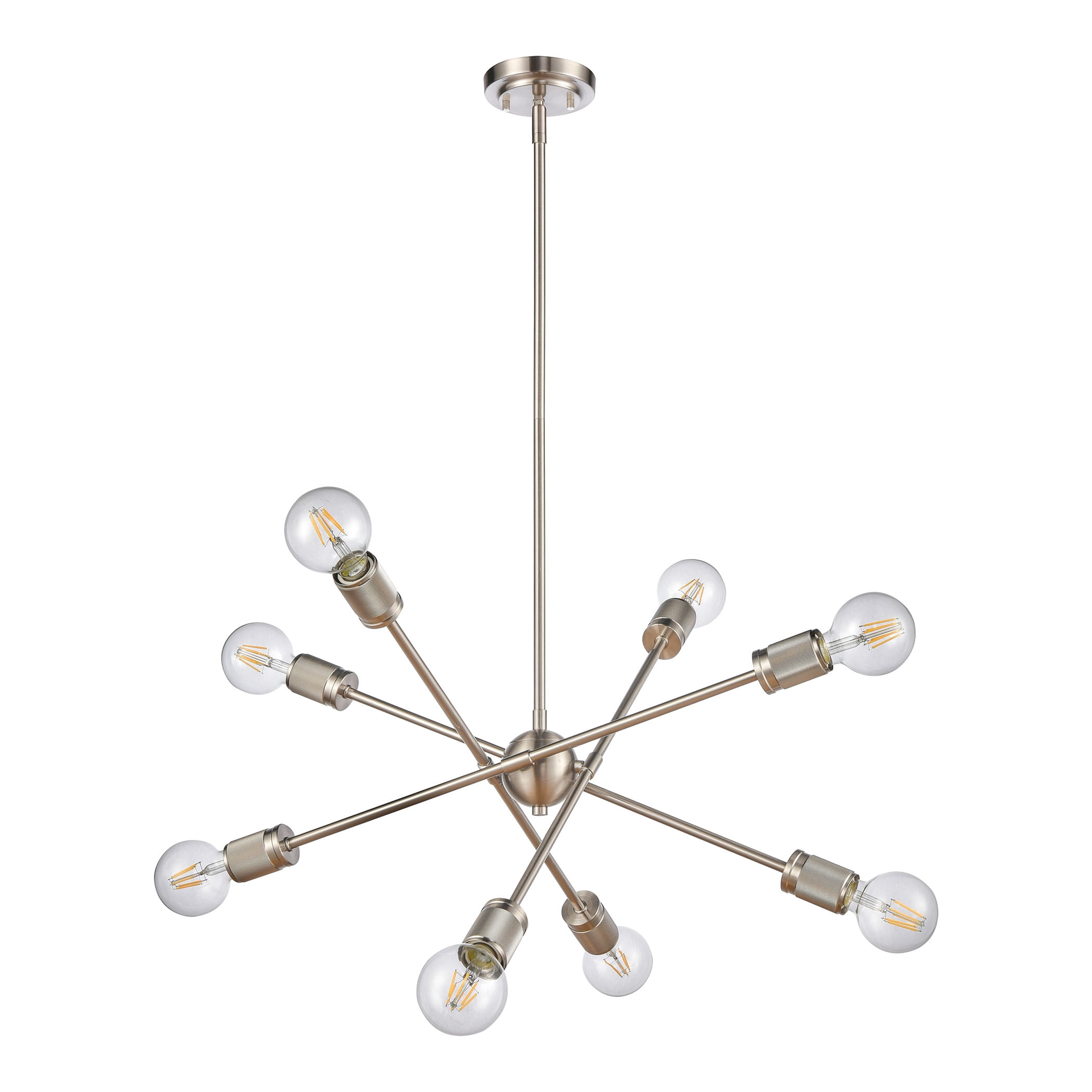 Elk Home 22-Inch Wide Module Chandelier, Contemporary, Satin Nickel