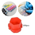 thumbnail image 4 of 200 piezas de soporte de con forma de panal, vasos de tinta para rojo Colcomx Titular de pigmento, 4 of 8
