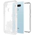 thumbnail image 2 of LG K31 Case, LG Aristo 5 Plus/Aristo 5/Phoenix 5/Fortune 3/Risio 4 Case, KAESAR Graphic Design Impact Resistant Rugged Clear Hybrid Bumper Case for LG K31 (Lace Flower), 2 of 5