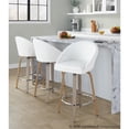 thumbnail image 4 of LumiSource Matisse Highback 26" Fixed-Height Counter Stool - Set of 2, 4 of 10