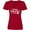 Red, variant on Inktastic Happy Valentine's Day Women's V-Neck T-Shirt