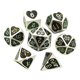 thumbnail image 5 of Dados Digitales de Varios Lados perfke Juego de Dados Poliédricos 7 Piezas Plateado #4, 5 of 6