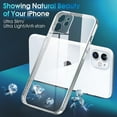 thumbnail image 2 of Crystal Clear Case for iPhone 11, [Not Yellowing] [Camera Protection] [Military Grade Drop Tested] Transparent Shockproof Protective Phone Case Soft Silicone Slim Cover, 6.1 inch, Silver, 2 of 8
