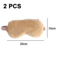 thumbnail image 2 of Plush Eye Mask Autumn And Winter Comfortable Skin-friendly Artificial Silk Eye Mask Shading Sleep, 2 of 3