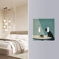 thumbnail image 4 of Yayeee Toggle Light Switch Wall Plate 3-Gang 6.37"x4.48" Decorative Outlet Cover, Black Cat, 4 of 7
