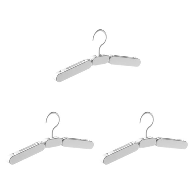 Percha de viaje plegable BLESIY para secar ropa adultos calcetines abrigos exteriores paquete de 3